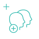 友達紹介＋即時抽選アイコン