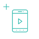 コンテンツ視聴＋即時抽選アイコン