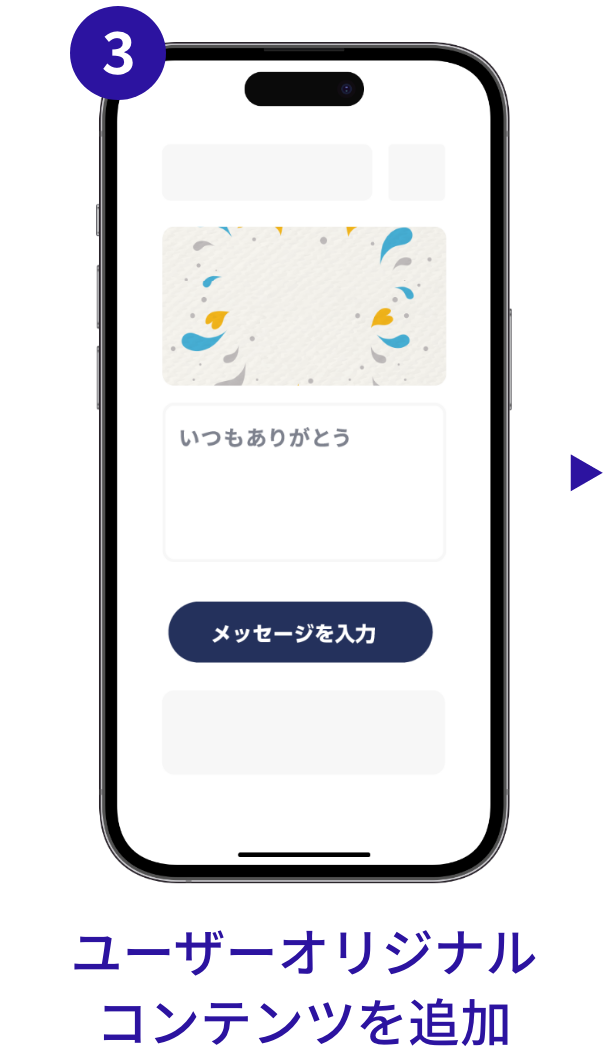 キャンペーンフロー　ユーザーオリジナルコンテンツを追加